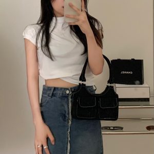 null Shoulder Bag in Denim