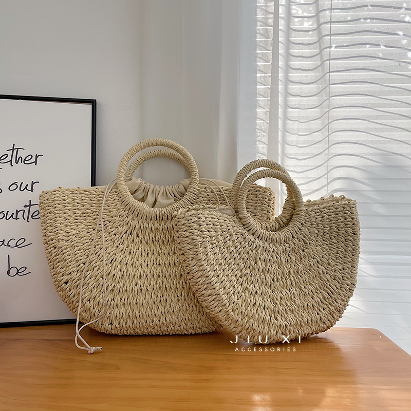 null Handbag in Beige