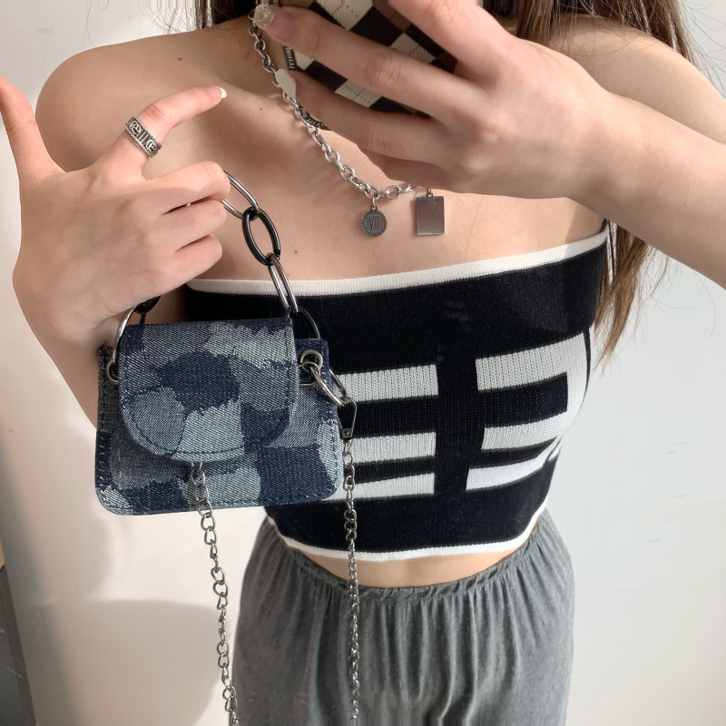 null Handbag in Denim