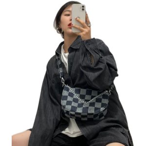null Handbag in Denim