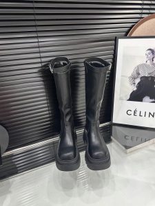 null Boots in Denim