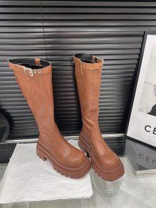 null Boots in Denim