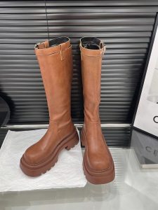 null Boots in Denim