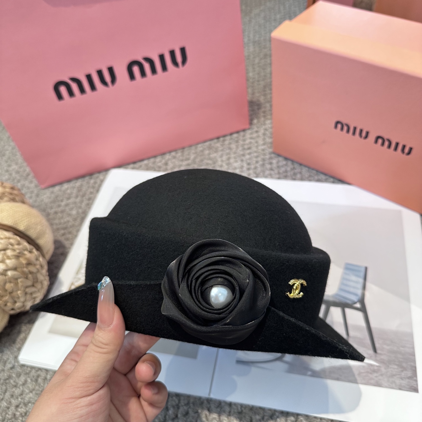 Chanel Wool Hat - view 4
